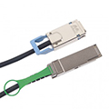 QSFP to CX4 DDR Cable, 3-Meter, Passive