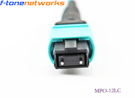 Fanout MPO/MTP-LC/UPC万兆多模OM3 12芯光纤跳线