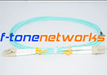 AMPHECOM多模双芯OM3光纤跳线 LC黑色连接头