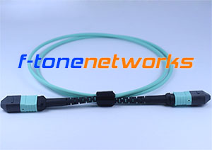 MPO48芯OM3带编织主干光纤跳线