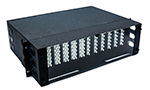 MPO高密度A款精工机架式3U 192-288芯光纤配线架