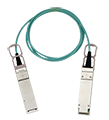 40 G QSFP+ to (4) SFP+ AOC Cable, OM3 MMF