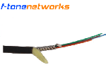 SC/UPC 多模MM62.5/125 3.0mm一管双芯铠装防鼠咬光纤跳线