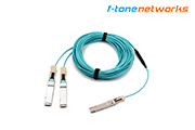 400Gb/s to 2x200Gb/s QSFP-DD to 2xQSFP56 MMF AOC