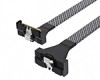 MCIO 8X转MCIO 8X 弯头对弯头PCIe5.0高速数据线