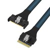 MCIO 8X 转SLIMSAS SFF-8654 8X Gen4 slimSAS 高速线