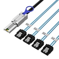 Mini SAS SFF-8088转4SATA 7P 服务器硬盘数据线