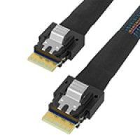 Slim SAS SFF-8654 4i转SFF-8654 4i服务器内置传输线