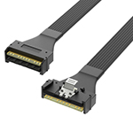 LP SlimSAS SFF-8654 8i转LP SFF-8654 8i 服务器磁盘阵列数据线
